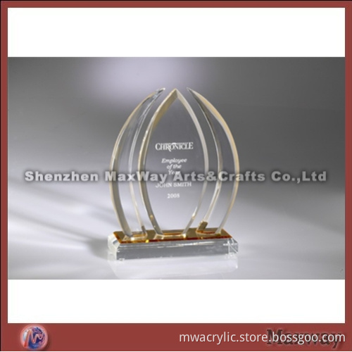 Clear Finely Designed High Grade Acrylic Awards
